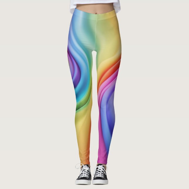 Harmonisk korsström leggings (Framsida)