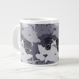 Harmoniskt Matande monarch Butterfly Pair Jumbo Mugg