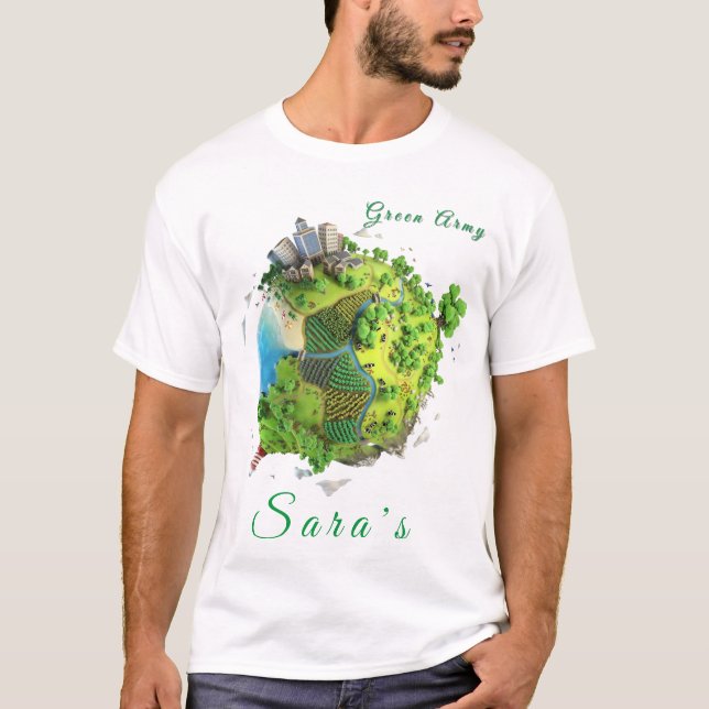 "Harmoniy UOMHITTHET: A Sustainable Vision" T Shirt (Framsida)