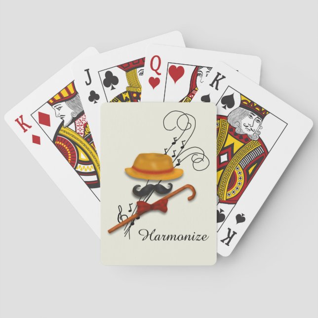 Harmonize, Barbershop-kvartetten Casinokort (Baksidan)