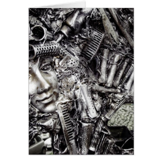 hårmonster hälsningskort