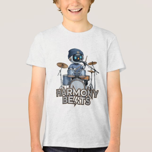 Harmony Beats – Zedoura Trummis T Shirt (Framsida)