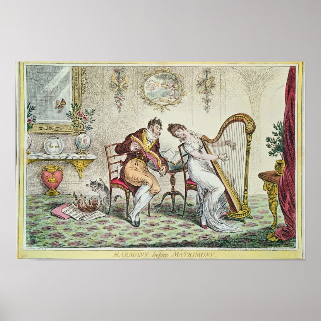 Harmony before Matrimony, 1805 Poster (Framsidan)