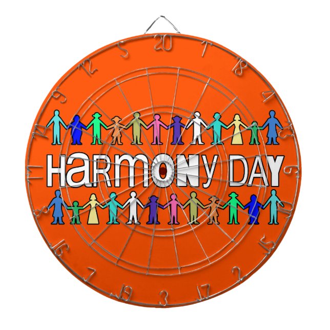 Harmony Day Australia  Darttavla (Framsidan)