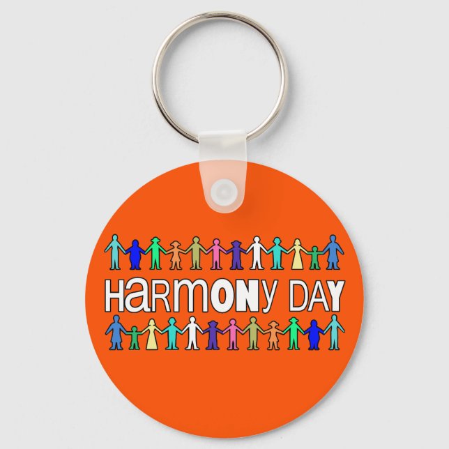 Harmony Day Australia  Nyckelring (Baksida)