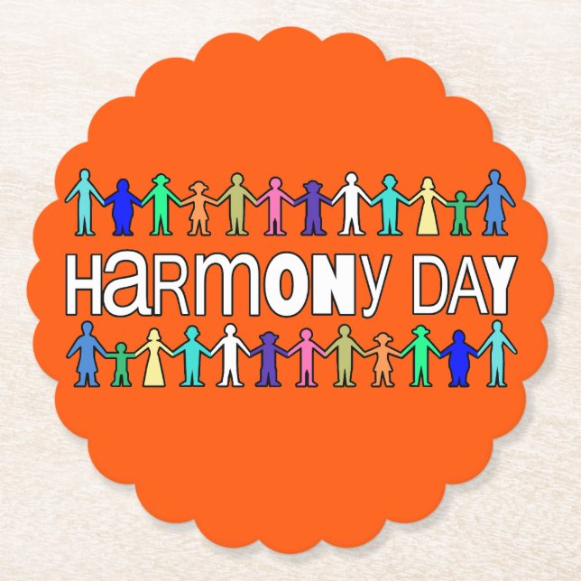 Harmony Day Australia  Underlägg Papper (Framsida)