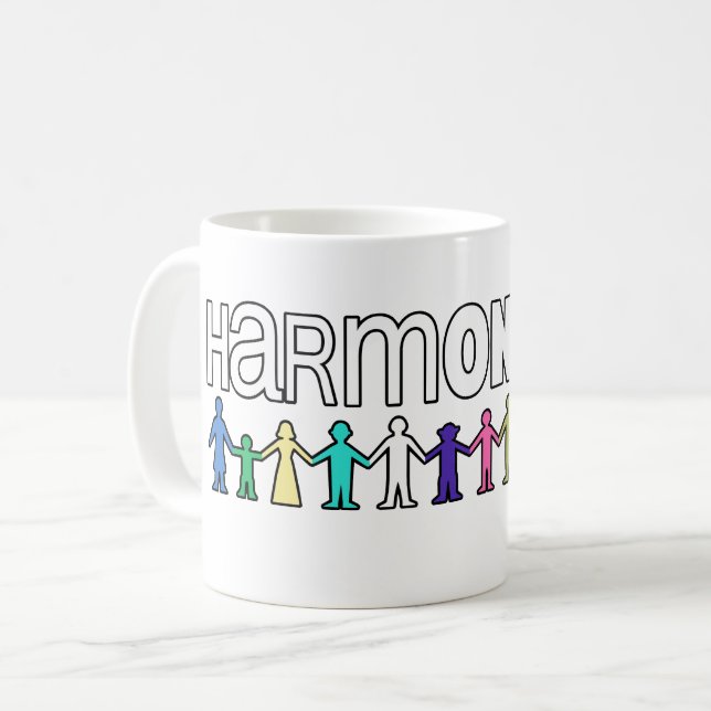 Harmony Day Australien Kaffemugg (Framsida vänster)