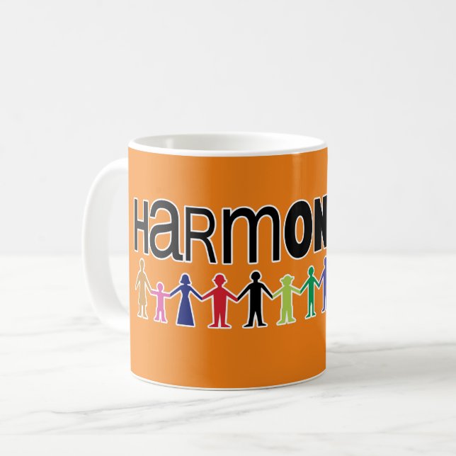 Harmony Day Australien Kaffemugg (Framsida vänster)