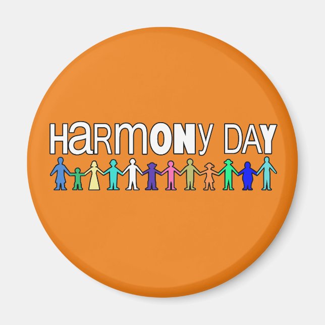 Harmony Day Australien Magnet (Framsidan)
