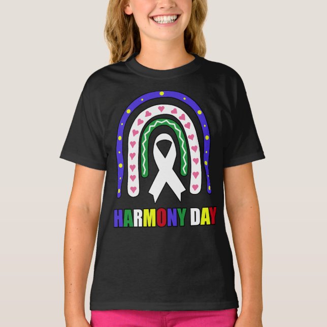 Harmony Day Australien T Shirt (Framsida)