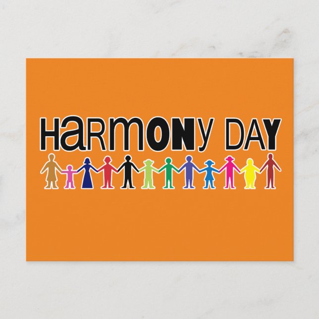 Harmony Day, Australien Vykort (Framsida)