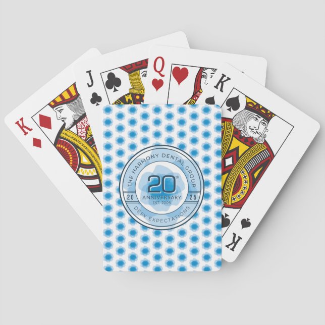 Harmony Dental 20-årsjubileum Pokerkort Casinokort (Baksidan)