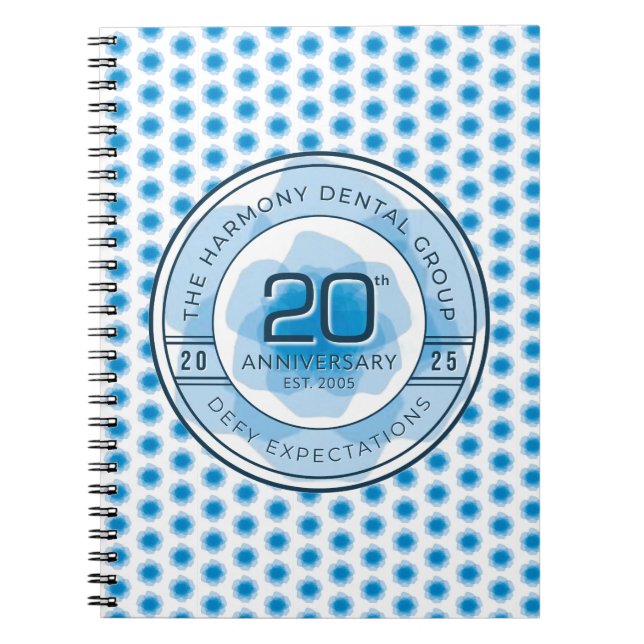 Harmony Dental 20-årsjubileums anteckningsbok (Framsidan)