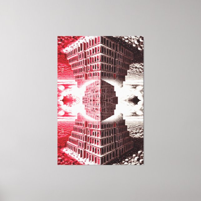 Harmony & Discord: Babels torn Canvastryck (Framsida)