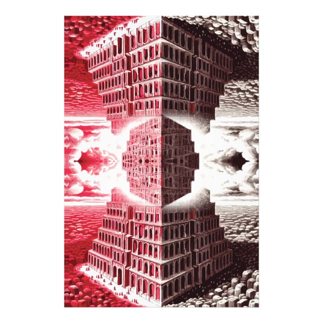 Harmony & Discord: Babels torn Fototryck (Framsidan)