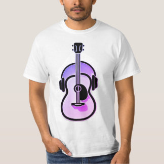 Harmony Fusion: Guitar och hörlurar T Shirt