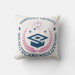 Harmony Heights Healthcare Solutions Company Logot Kudde