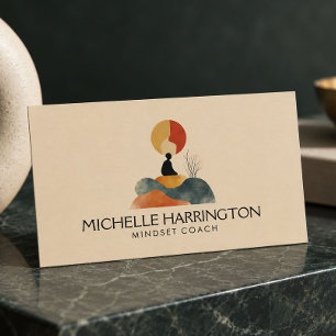 Harmony Horizon Life Coach, Therapist, Meditation Visitkort