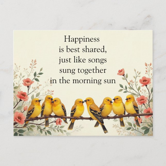 Harmony i Bloom Vykort (Framsida)