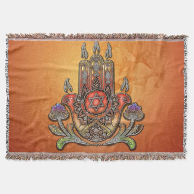 Harmony i färg och form filt (Framsidan)