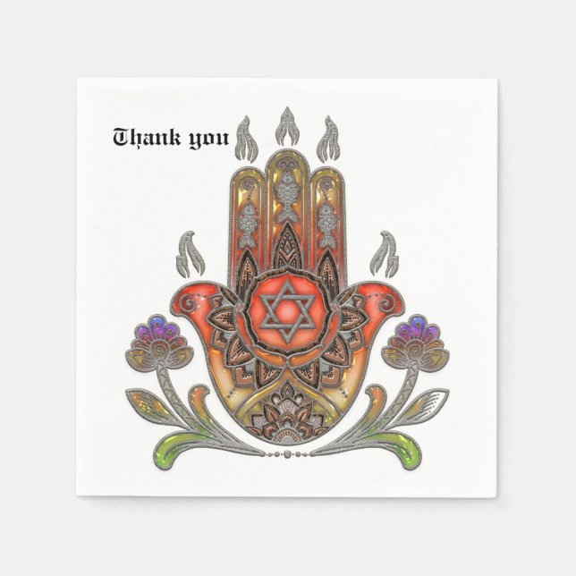 Harmony i färg och form pappersservett (Framsidan)