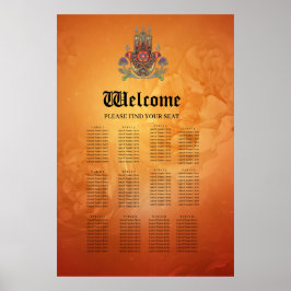 Harmony i färg och form poster