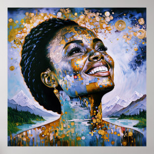"Harmony i Guld och Himmel" Poster