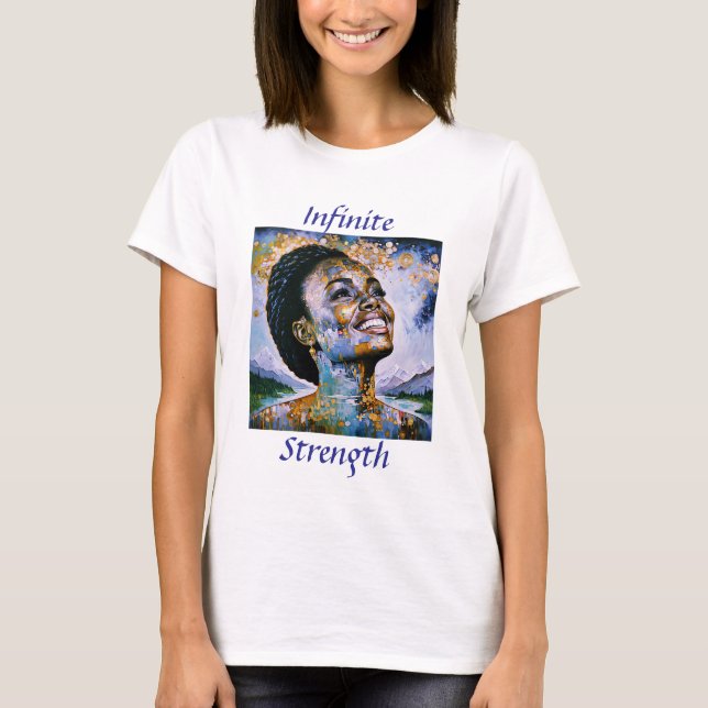 "Harmony i Guld och Himmel" T Shirt (Framsida)
