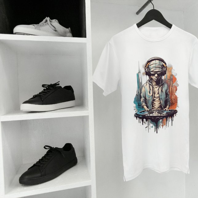 Harmony i trådar: Music Älskare Graphics Tee (Skapare uppladdad)