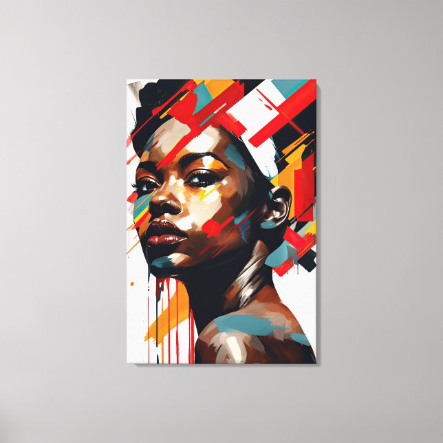 "Harmony in contrast" Canvastryck (Framsida)