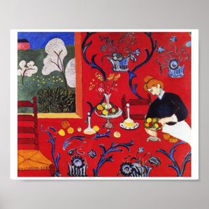 Harmony in Red, Matisse Poster