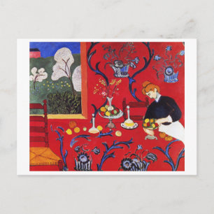 Harmony in Red, Matisse Vykort
