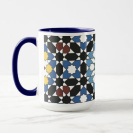 Harmony in Tiles – Moroccan Geometric Mug Mugg