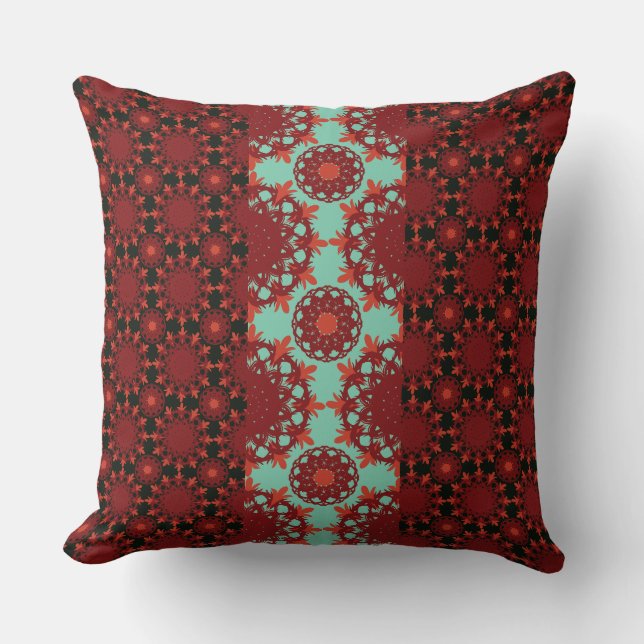 Harmony Line Pattern Decorative Throw Pillow – Bal Kudde (Framsida)