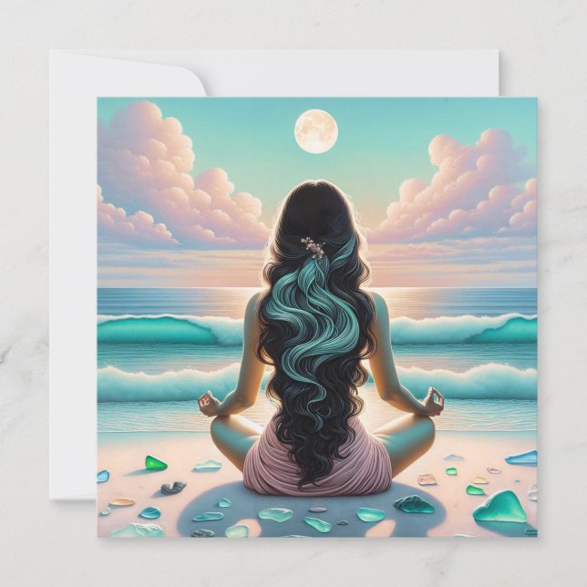 Harmony Meditation på Beach (Framsida)