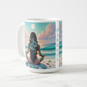 Harmony Meditation på Beach Kaffemugg
