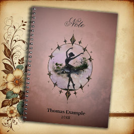 Harmony of Movement The ballerina in the starlight Anteckningsbok