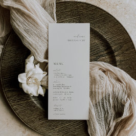 HARMONY Oliv grönt Place Card Menu Meny