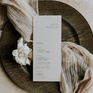HARMONY Oliv grönt Place Card Menu Meny