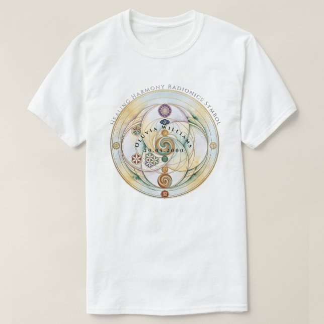 Harmony Radionics Ritual Ljus T Shirt (Design framsida)