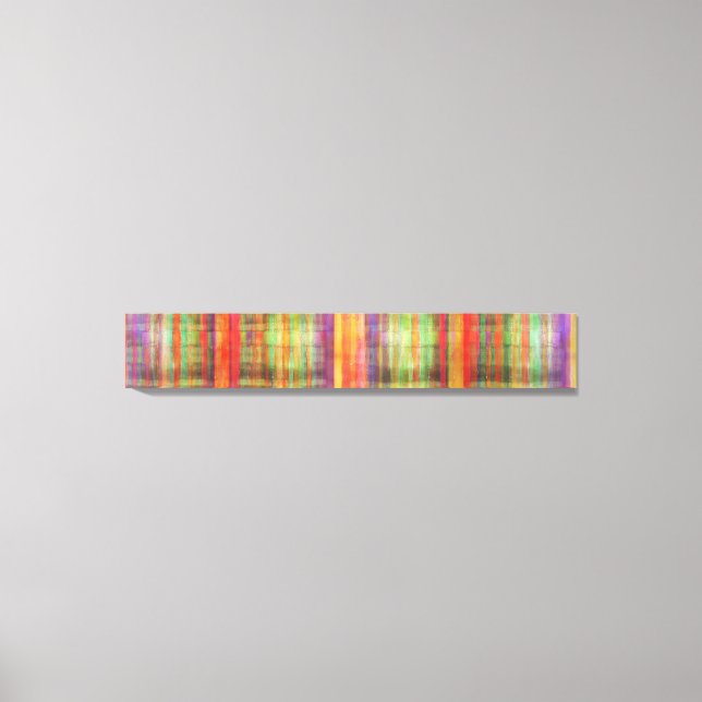 Harmony Rand Abstrakt Modern Art Wrapped Canvas (Framsida)