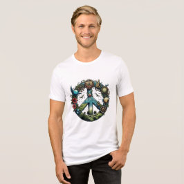Harmony Unveiled: ॐ Peace Mandala T Shirt
