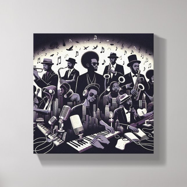 "Harmony Unveiled" Wall Canvas (Framsida)