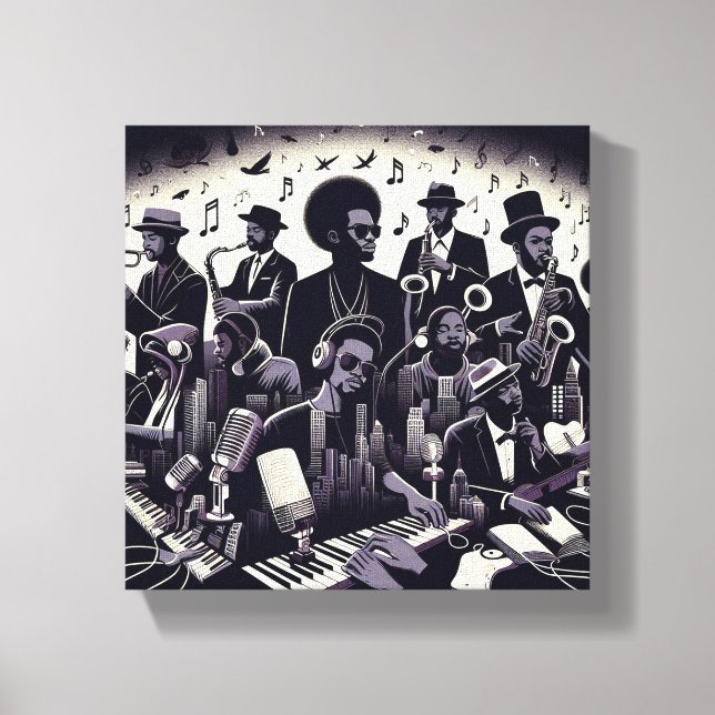 "Harmony Unveiled" Wall Canvas (Framsida)