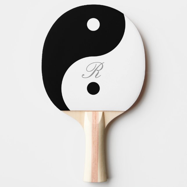 Harmony Yin Yang Monogram Ping Pong Fladdermus Pingisracket (Framsidan)