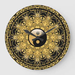 Harmonya - Balance Mandala Clock Stor Klocka