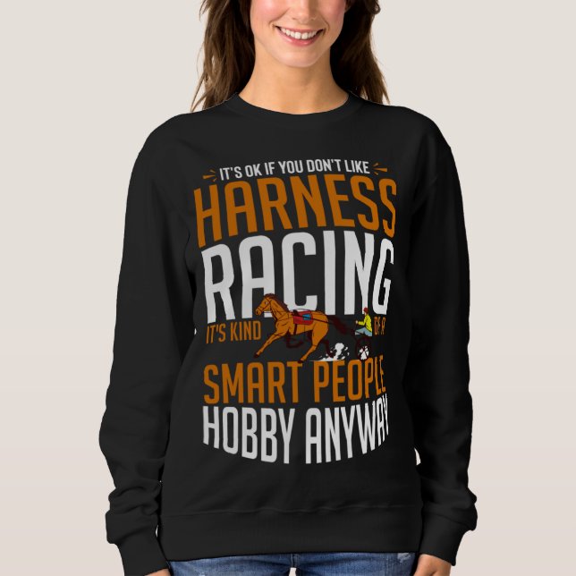 Harness Racing Horse Race Track Racer Trotting Hor T Shirt (Framsida)