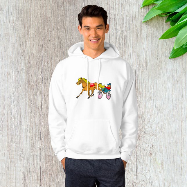 Harness Tävla Horse and Driver Hoodie (Skapare uppladdad)
