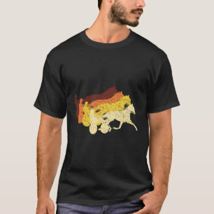 Harness Tävla Horse Tävla Trotting Harness Racer T Shirt