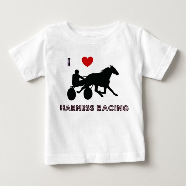 Harness Tävla Romper Tee Shirt (Framsida)